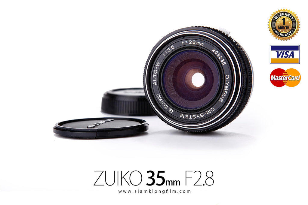 ขายเลนส์ OLYMPUS LENS 35mm F2.8 Zuiko (สำหรับกล้องฟิล์มเมาท์ OM