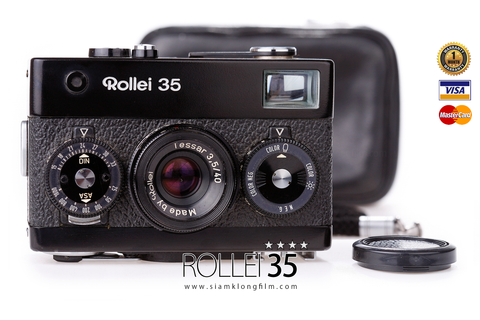 [SALE] กล้องฟิล์ม Rollei 35 ฺBlack (ค.ศ.1966) - สยามกล้องฟิล์ม