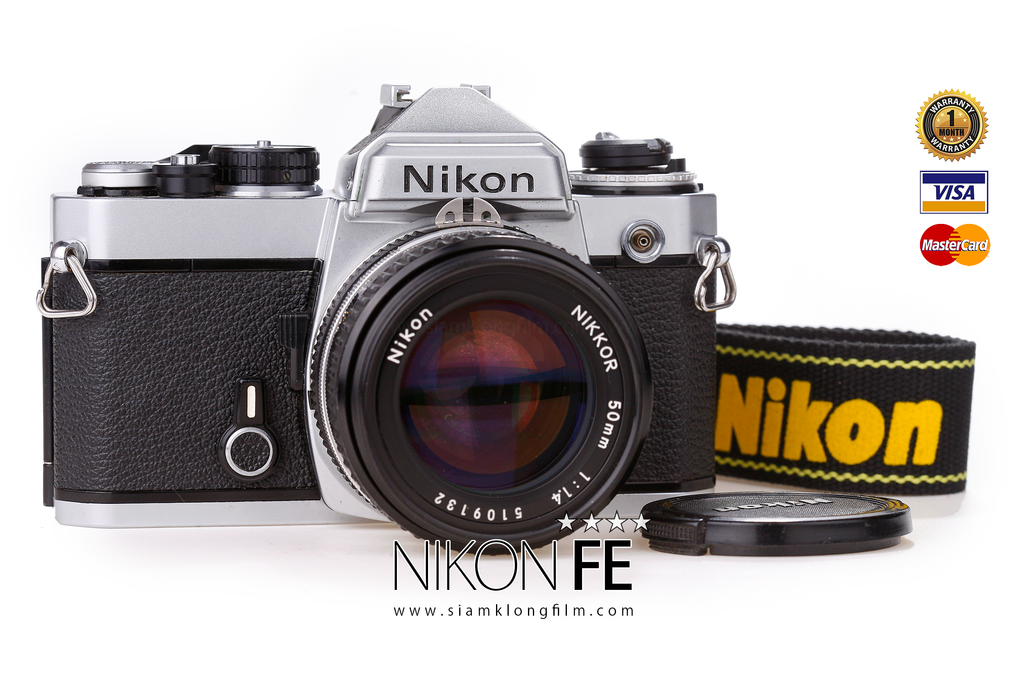 SALE] กล้องฟิล์ม NIKON FE Silver ( ค.ศ. 1978) – สยามกล้องฟิล์ม