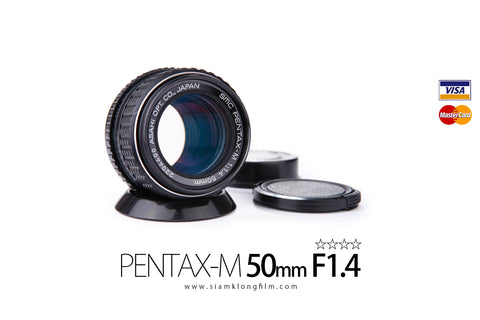 [SALE] SMC PENTAX-M Lens 50mm F1.4 - สยามกล้องฟิล์ม
