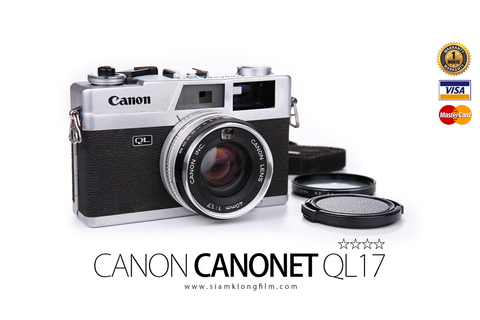 [SALE] กล้องฟิล์ม Canon Canonet QL17 [ค.ศ. 1969] - สยามกล้องฟิล์ม