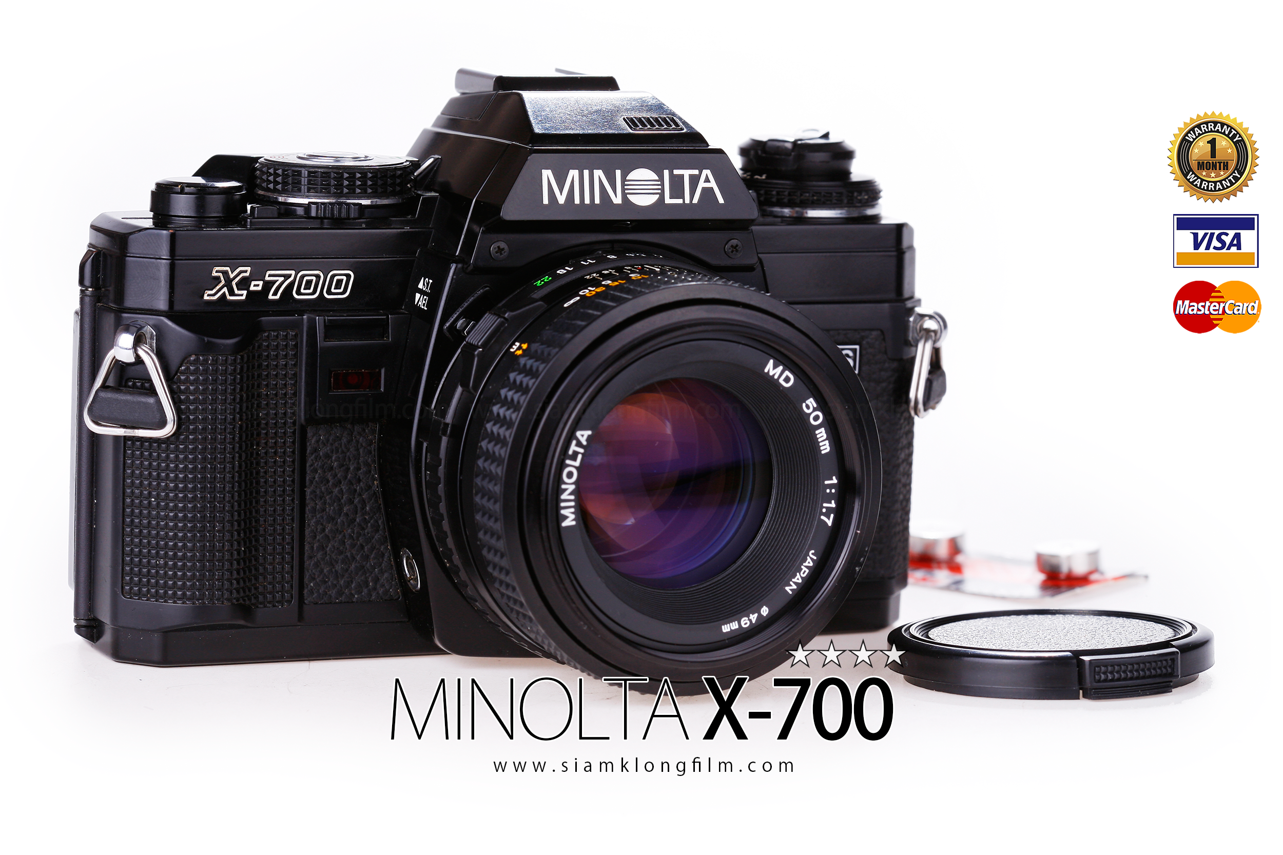 良品 MINOLTA X-500 + MD 50mm F1.7 やか AA3275