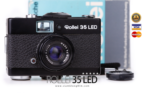[SALE] กล้องฟิล์ม Rollei 35 LED Black  (ค,ศ. 1978) - สยามกล้องฟิล์ม