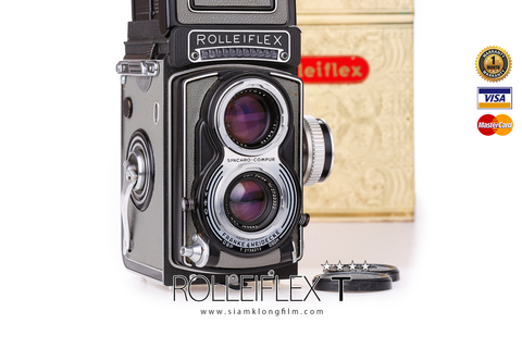 [SALE] กล้องฟิล์ม Rolleiflex T Gray (ค.ศ. 1961) - สยามกล้องฟิล์ม