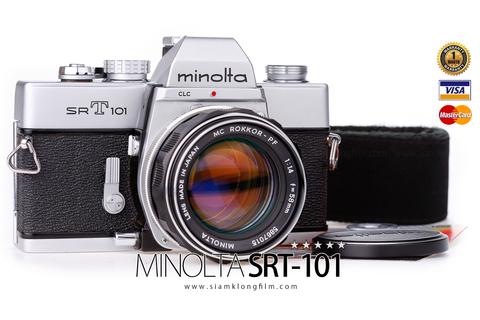 [SALE] กล้องฟิล์ม Minolta SRT-101 (ค.ศ.1966) - สยามกล้องฟิล์ม