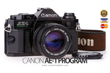 [SALE] กล้องฟิล์ม Canon AE-1 Program Black (ค.ศ. 1981) - สยามกล้องฟิล์ม