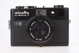 [SALE] กล้องฟิล์ม Minolta Hi-Matic F Black (ค.ศ. 1972)
