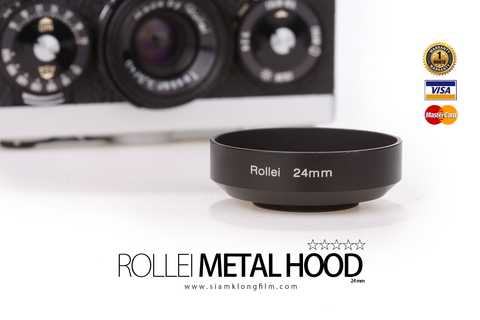 อุปกรณ์เสริมกล้องฟิล์ม ROLLEI Metal Hood 24mm