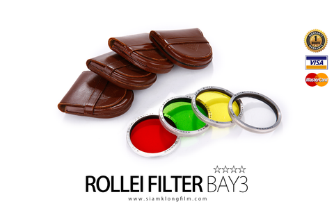 ROLLEI COLOR FILTER BAY 3 สำหรับ Rolleiflex ตระกูล 2.8 (แยกขาย) - สยามกล้องฟิล์ม