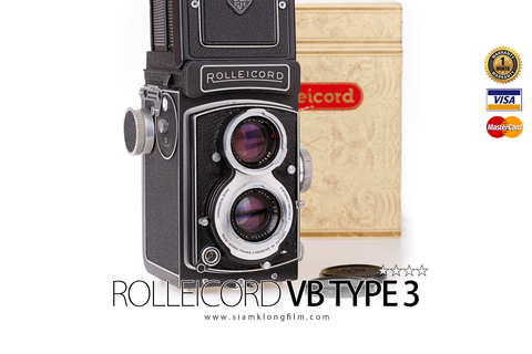 [SALE] กล้องฟิล์ม Rolleicord VB Type3 (White Face) - สยามกล้องฟิล์ม