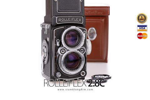 [SALE] กล้องฟิล์ม Rolleiflex 2.8C  CLA'd (ค.ศ. 1952) - สยามกล้องฟิล์ม