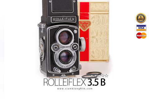 [SALE] กล้องฟิล์ม Rolleiflex 3.5B (MX-EVS Type 2) - สยามกล้องฟิล์ม
