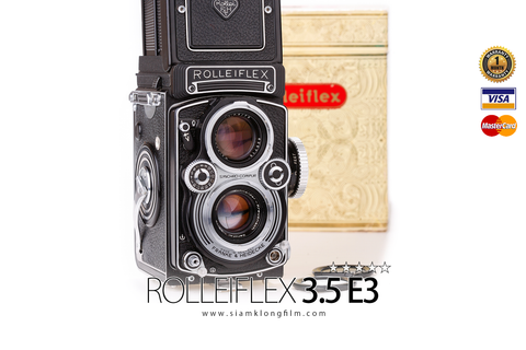 [SALE] กล้องฟิล์ม Rolleiflex 3.5 E3 CLA'd ค.ศ. 1960 (2000 Unit Made) - สยามกล้องฟิล์ม