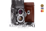 [SALE] กล้องฟิล์ม Rolleiflex 3.5 F Model 3  K4F  (ค.ศ. 1960)