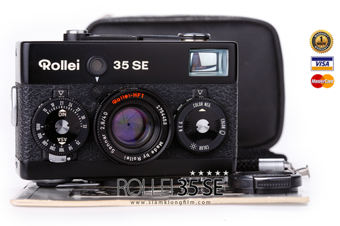 [SALE] กล้องฟิล์ม Rollei 35 SE v.2 Black (คศ. 1980) - สยามกล้องฟิล์ม