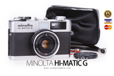 [SALE] กล้องฟิล์ม Minolta Hi-Matic G (ค.ศ. 1974) - สยามกล้องฟิล์ม