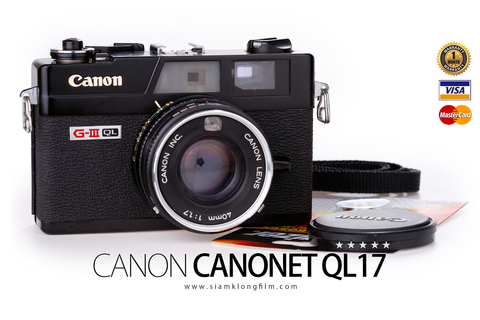 [SALE] กล้องฟิล์ม Canon Canonet QL17 Giii Black [ค.ศ. 1969] - สยามกล้องฟิล์ม