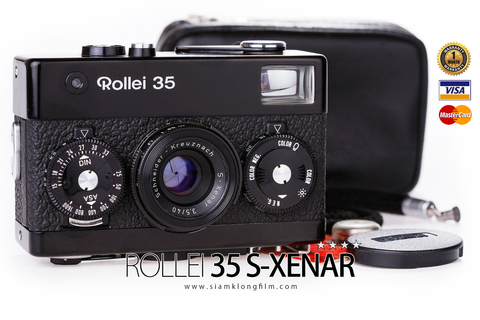 [SALE] กล้องฟิล์ม Rollei 35 S-Xenar  Black (ค.ศ.1977) - สยามกล้องฟิล์ม